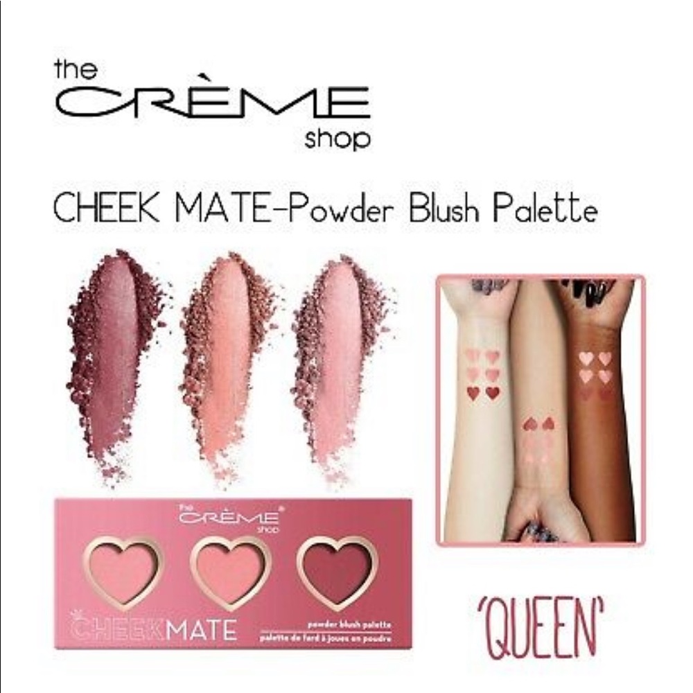 NWT The Creme Shop Cheekmate Powder Blush Palette
